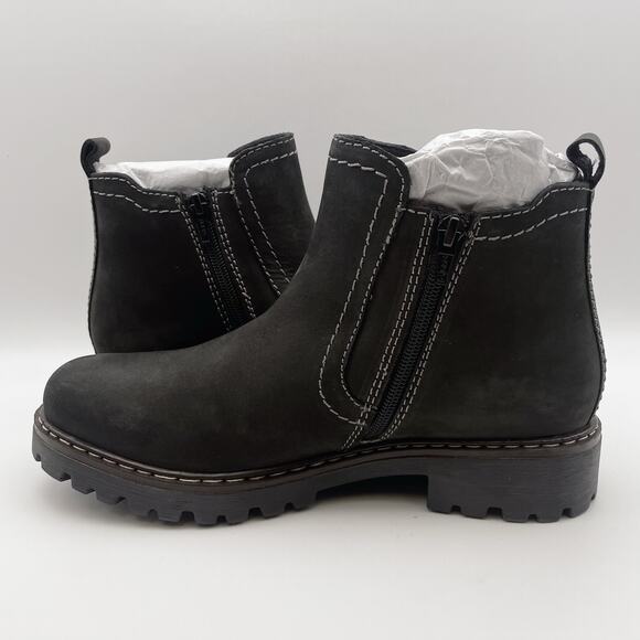 Josef Seibel Womens Marta 03 Ankle Boots US 8.5 EU 39 Black Leather NIB - Picture 7 of 12